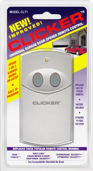 Clicker Universal Garage Door Opener Remote Control Clt1 Linear Access Controls